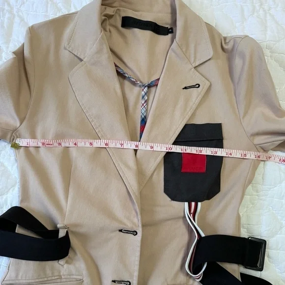 Designer AVTANDIL-73 Beige Jacket in Size Small - Picture 7 of 16